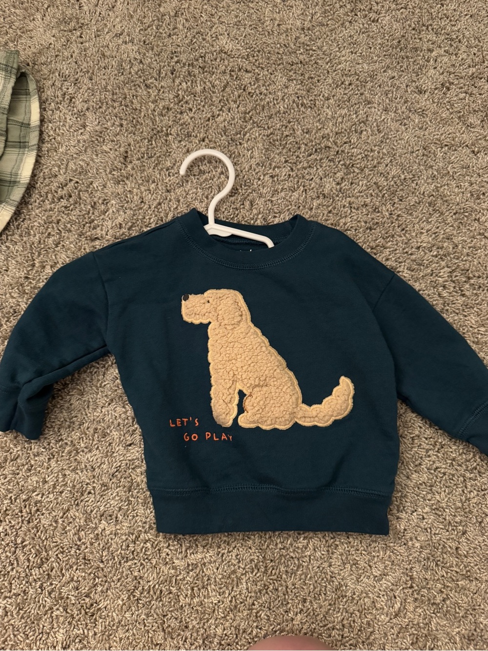 Carters Let’s go play 6M crewneck sweatshirt